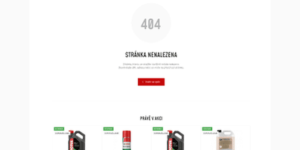 Efektivnější 404 stránka