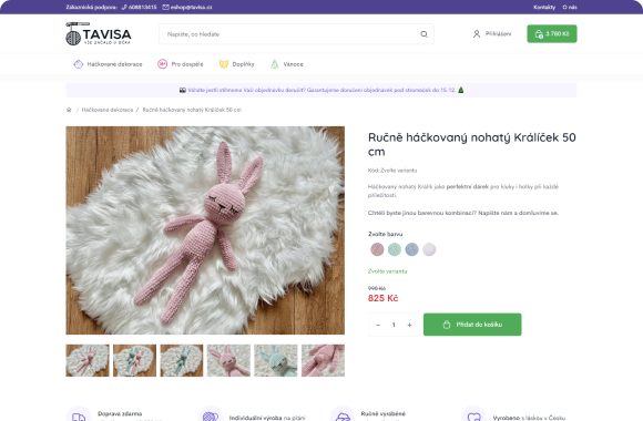 Tvorba a design e-shopu.